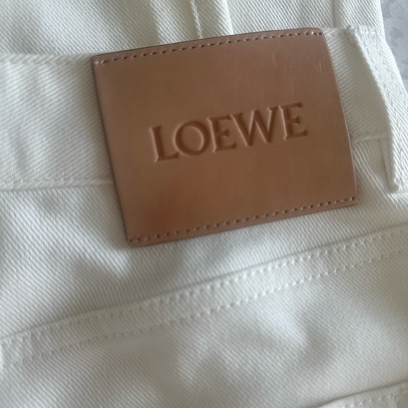 Loewe High waisted jeans in blanco white - Picture 5 of 6